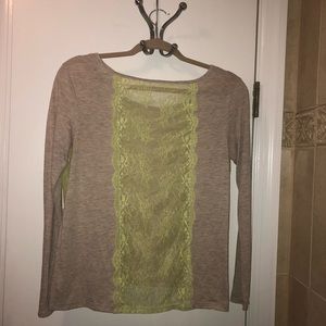 American Eagle Lace Back Shirt